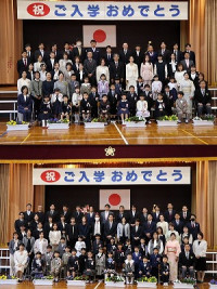 入学式集合写真
