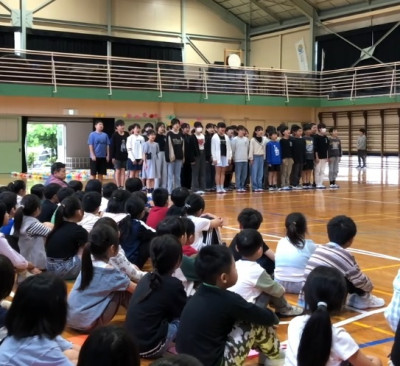 1年生を迎える会／6年生