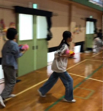 1年生を迎える会／5年生による準備_02