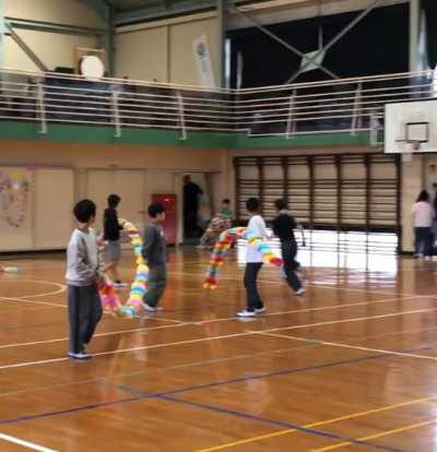 1年生を迎える会／5年生による準備