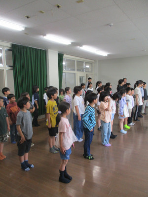 子ども会開講式 (1)