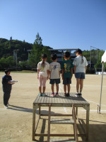 1年生運動会の練習 (1)