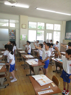 1年1組算数「８」 (3)