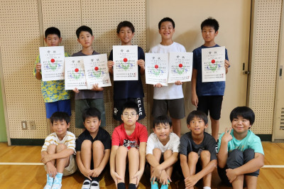 水泳賞状集合写真 (1)